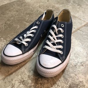 Navy converse sneakers